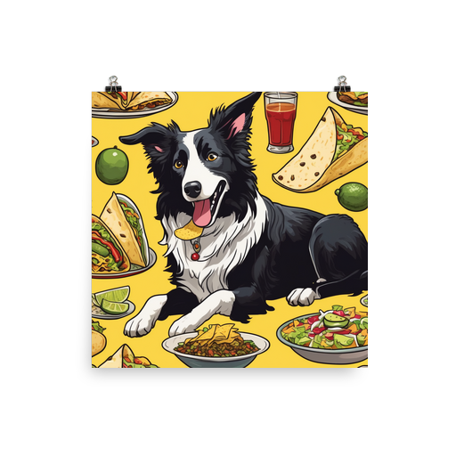 PugMug Custom Border Collie Poster