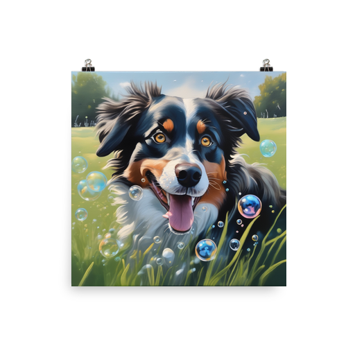 PugMug Custom Miniature American Shepherd Poster