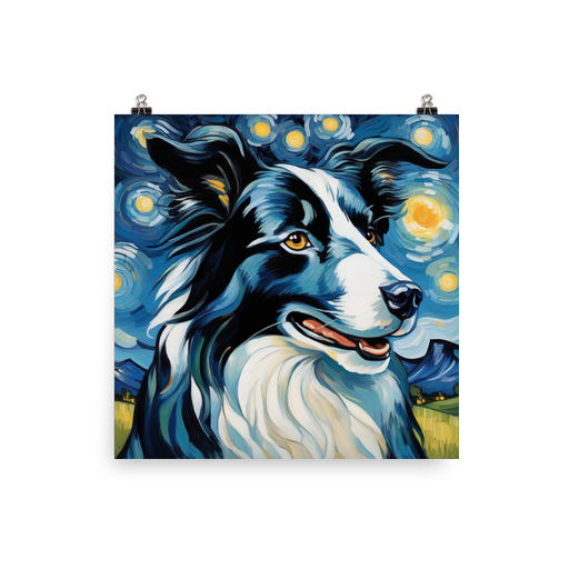 PugMug Custom Border Collie Poster