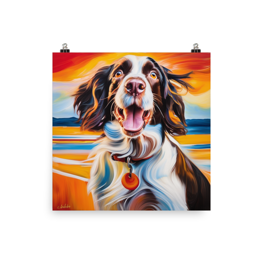 PugMug Custom English Springer Spaniel Poster