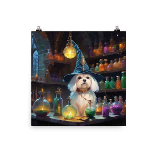 PugMug Custom Maltese Dog Poster