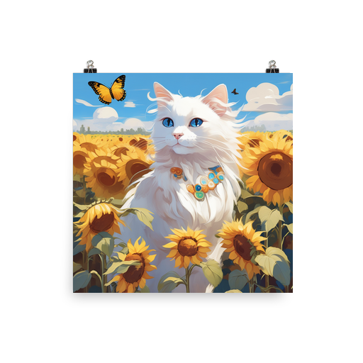 PugMug Custom White Ragdoll Cat Poster