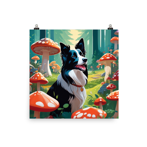 PugMug Custom Border Collie Poster