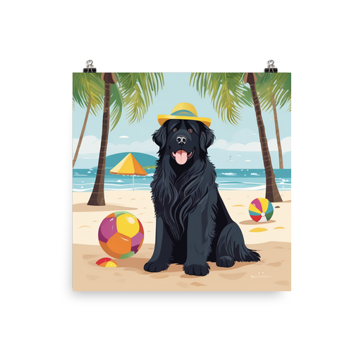 PugMug Custom Newfoundland Poster