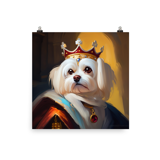 PugMug Custom Maltese Dog Poster