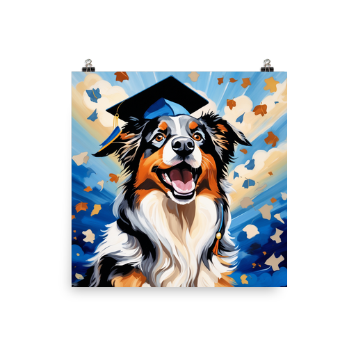 PugMug Custom Australian Shepherd Dog Poster