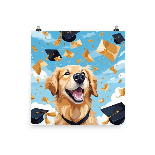 PugMug Custom Golden Retriever Poster