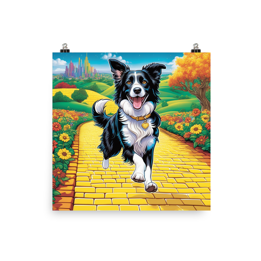 PugMug Custom Border Collie Poster