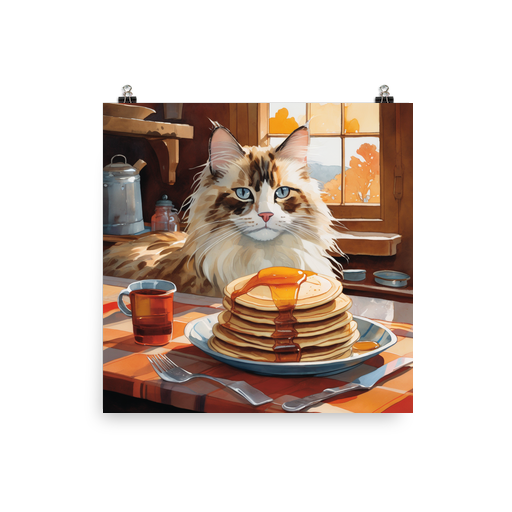 PugMug Custom Tabby Ragdoll Cat Poster