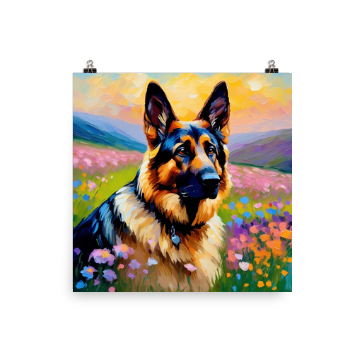 PugMug Custom German Shepherd Dog Poster