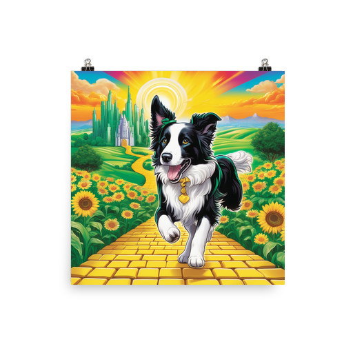 PugMug Custom Border Collie Poster