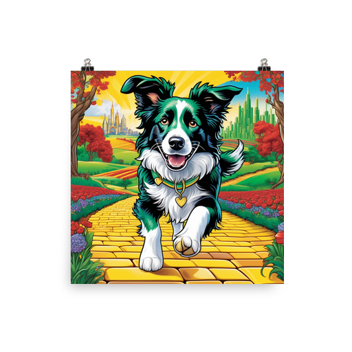 PugMug Custom Border Collie Poster