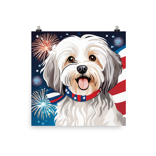 PugMug Custom White Havanese Dog Poster