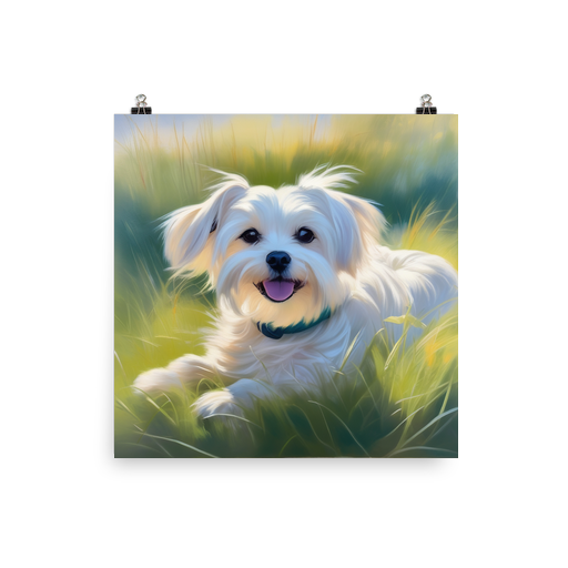 PugMug Custom Maltese Dog Poster