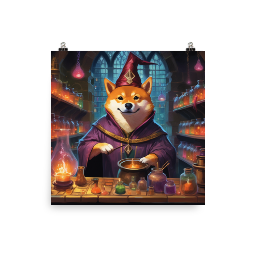 PugMug Custom Shiba Inu Poster