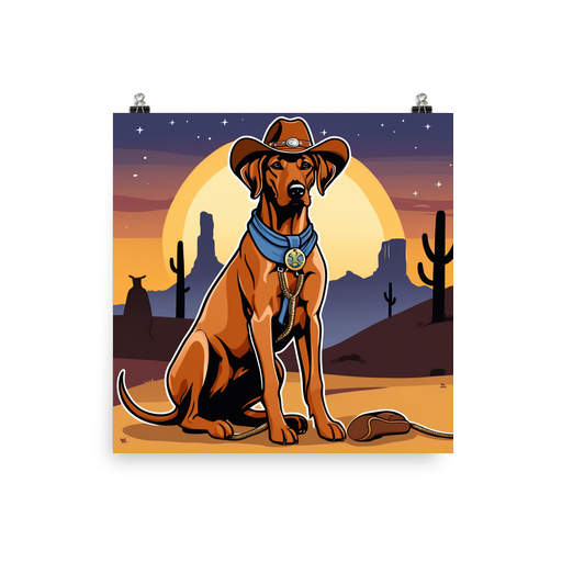 PugMug Custom Rhodesian Ridgeback Poster