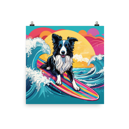 PugMug Custom Border Collie Poster