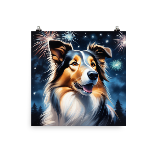 PugMug Custom Collie Poster