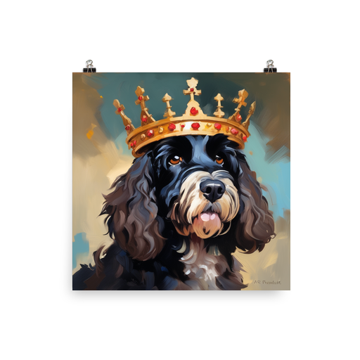 PugMug Custom Portuguese Water Dog Poster