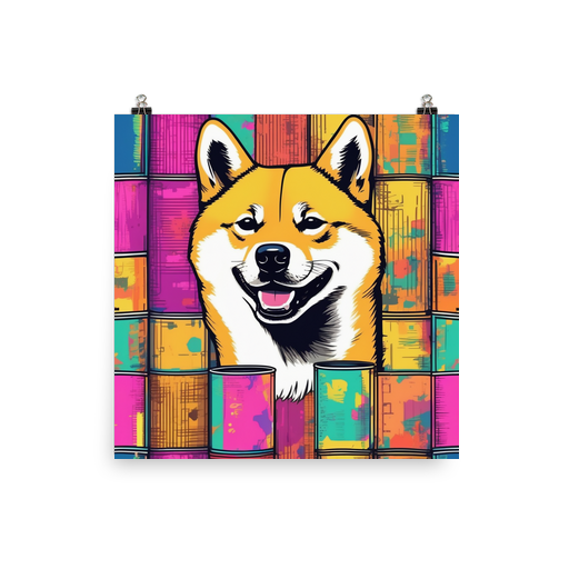 PugMug Custom Shiba Inu Poster