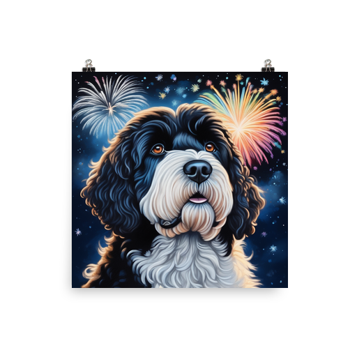 PugMug Custom Portuguese Water Dog Poster