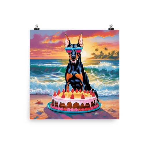 PugMug Custom Doberman Pinscher Poster