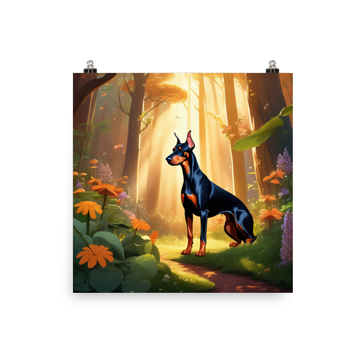 PugMug Custom Doberman Pinscher Poster