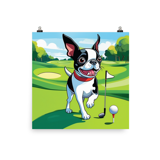 PugMug Custom Boston Terrier Poster