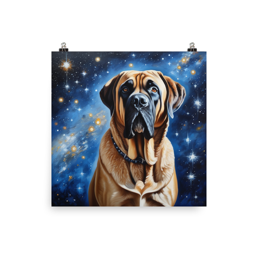 PugMug Custom Mastiff Poster