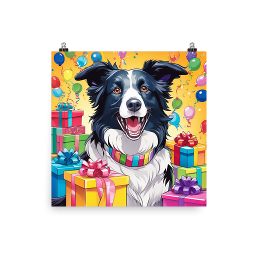 PugMug Custom Border Collie Poster