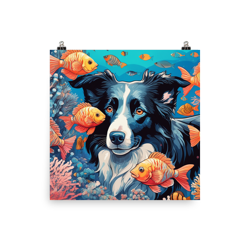 PugMug Custom Border Collie Poster
