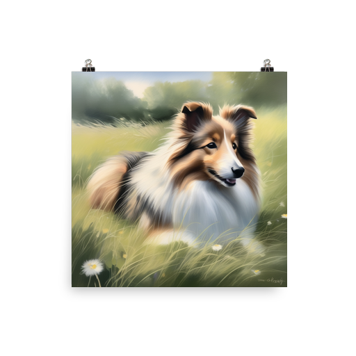 PugMug Custom Shetland Sheepdog Poster