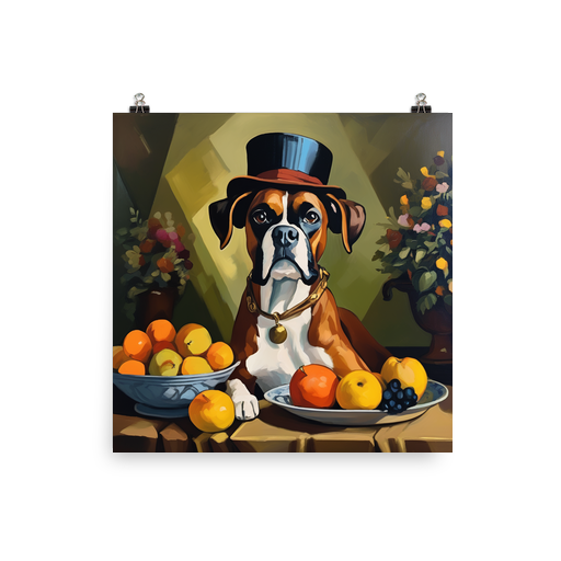 PugMug Custom Boxer Dog Poster