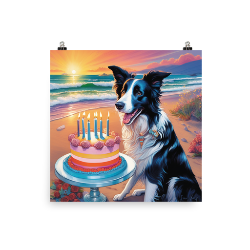 PugMug Custom Border Collie Poster