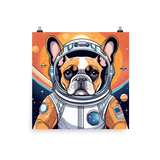 PugMug Custom Tan French Bulldog Poster