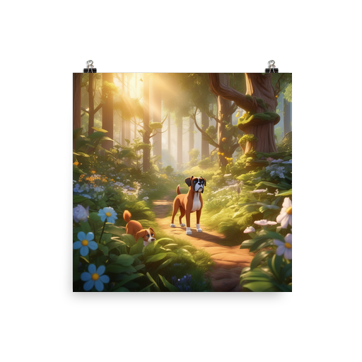 PugMug Custom Boxer Dog Poster