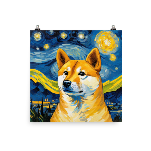 PugMug Custom Shiba Inu Poster