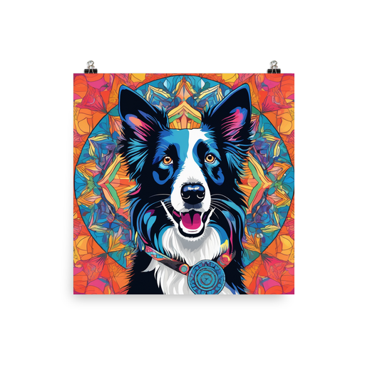 PugMug Custom Border Collie Poster