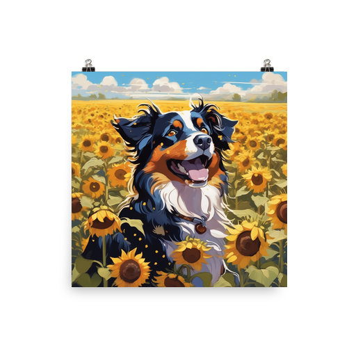 PugMug Custom Miniature American Shepherd Poster