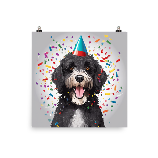 PugMug Custom Portuguese Water Dog Poster