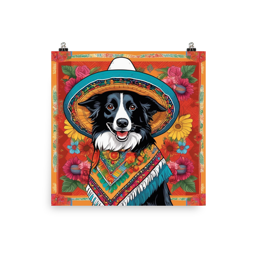 PugMug Custom Border Collie Poster