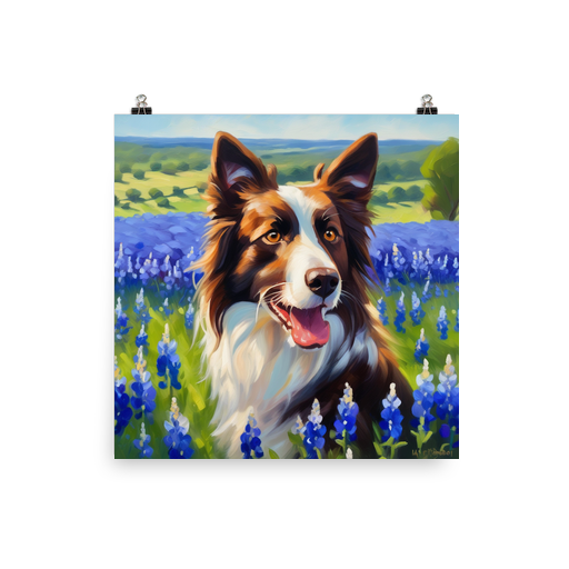 PugMug Custom Border Collie Poster