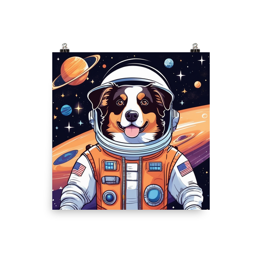 PugMug Custom Miniature American Shepherd Poster
