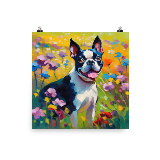 PugMug Custom Boston Terrier Poster