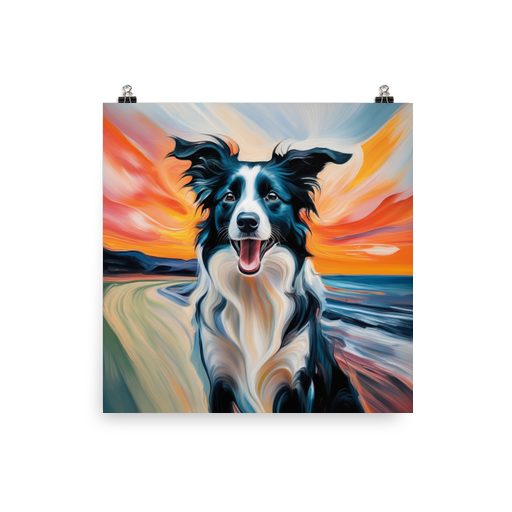 PugMug Custom Border Collie Poster