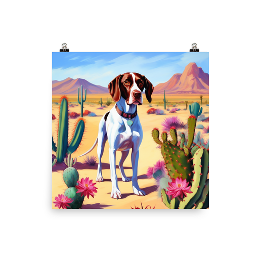 PugMug Custom Pointer Dog Poster