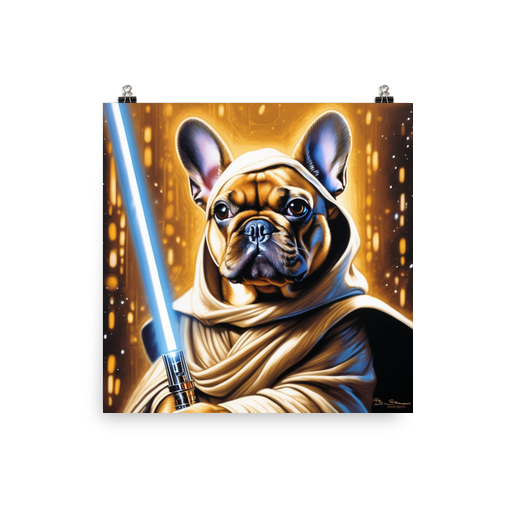 PugMug Custom Tan French Bulldog Poster
