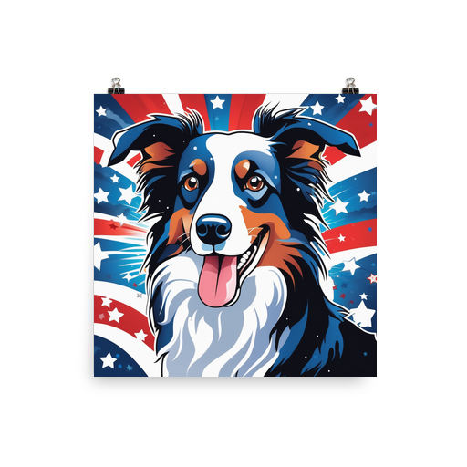 PugMug Custom Border Collie Poster