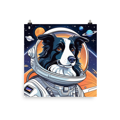 PugMug Custom Border Collie Poster