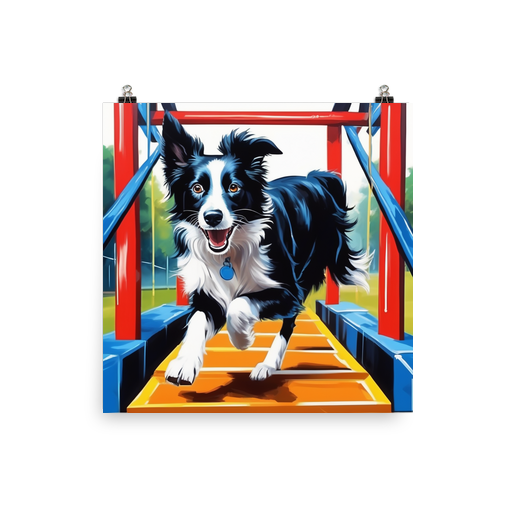 PugMug Custom Border Collie Poster